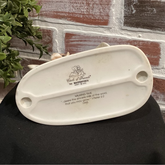 Vintage - Masterpiece 1995 - Circle of Friends - Milking Time - 1 Peter 2:2 - Picture 7 of 10